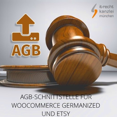 Abmahnsichere Rechtstexte für WooCommerce Germanized und Etsy inklusive AGB-Schnittstelle