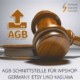 Abmahnsichere Rechtstexte für wpShopGermany, Etsy und Kasuwa inklusive AGB-Schnittstelle