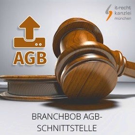 AGB mit Schnittstelle zu Branchbob inkl. Update-Service