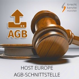 AGB mit Schnittstelle zu Host Europe inkl. Update-Service
